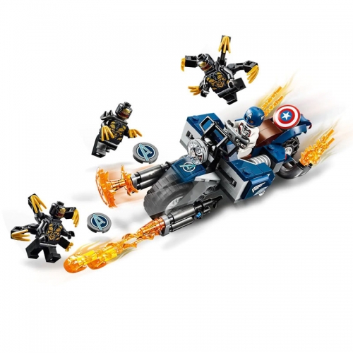 【Special Price】Bela 11258/07119 Super Heroes Captain America: Outriders Attack 76123 Ship From China