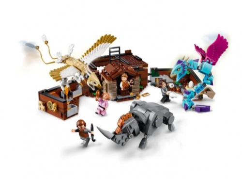16059 Movie & Games Newt's Case of Magical Creatures Building Blocks 694pcs Bricks Toys 75952 Model Ship From China