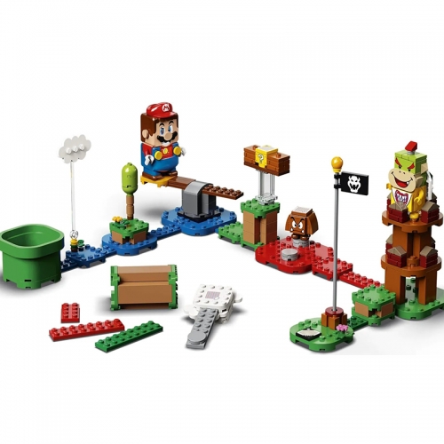 LARI 60020 Super Mario-Starter Kit Bundle with Gift Building Block 250pcs Bricks 71360 Ship From China