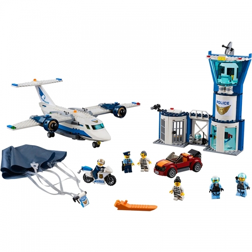 BELA 11210 City Series Sky Cop Air Base Building Block 529pcs Bricks Toys Model Ship From China 60210
