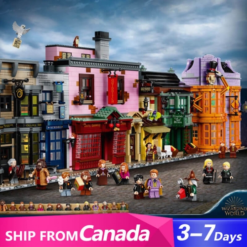 20007 Movie Series Diagon Alley 5544pcs Bricks Toys For Gift Ship From Canada 3-7 Days Delivery 75978